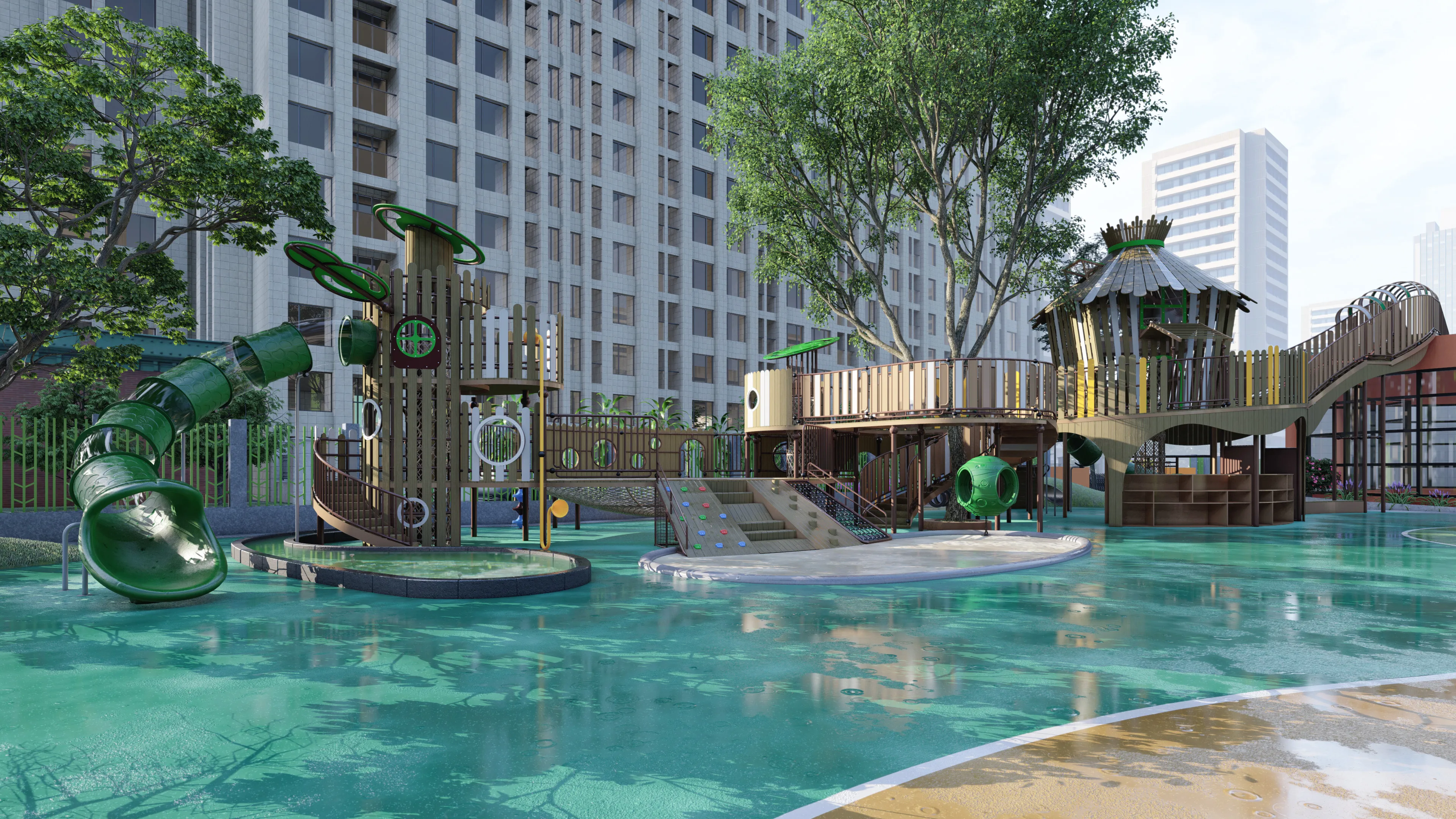 Compact Urban Family Play Spot gallery image
